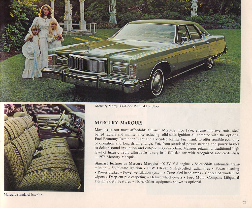 1976 Lincoln Mercury Brochure Page 13